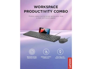 Tastatura+miš LENOVO Lenovo 310/žicni set/USB-A /SRB/crna - Img 5