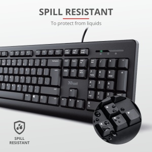 Tastatura+miš TRUST Primo žicni set/US/crna - Img 2