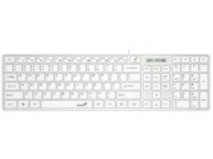 Tastatura USB Genius SlimStar 126 YU bela * - Img 2