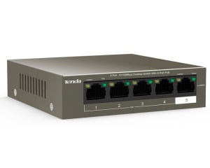 TENDA TEF1105P-4-63W 5-Port 10/100Mbps Desktop Switch with 4-Port PoE - Img 3