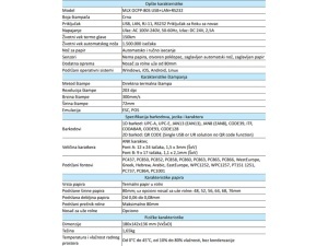 Termalni štampac POS MLX OCPP-80S USB+LAN+RS232