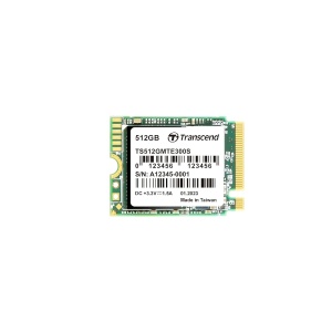 Transcend M.2 NVMe 512GB, 2230, PCIe Gen 3x4, 3D NAND, DRAM-less, Read up to 2000MB/s, Write up to 1100 MB/s, Single-sided, Tray pack TS512GMTE300S