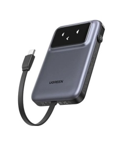 UGREEN Uno PB511 Power Bank 10,000mAh 30W 1xUSB-A 1xUSB-C 1xIntegrated USB-C