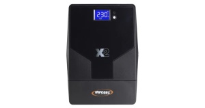 UPS Infosec X2 LCD TOUCH 1250 IEC Line interactive 1250VA/600W - Img 5