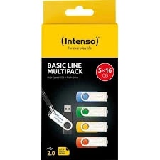 USB Flash Intenso 16GB Basic Line USB2.0 3503575 pakovanje 5kom.
