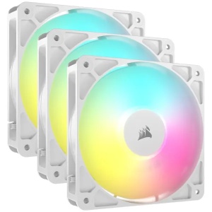 Ventilatori Corsair 3x RS120 ARGB 120mm PWM-Triple Pack - White, CO-9050185-WW - Img 2