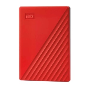 Western Digital External HDD 4TB, My Passport, USB3.2 Gen1, Red WDBPKJ0040BRD-WESN