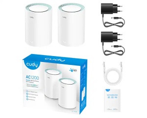 Whole Home Wi-Fi Mesh System Cudy M1200 AC1200 Dual Band (2-Pack) - Img 3