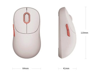 XIAOMI Wireless Mouse 3 Pink GL miš roze (BHR8911GL) - Img 2