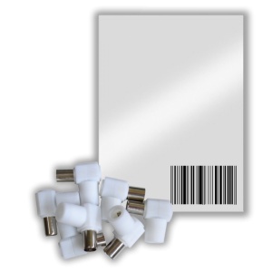 ZED electronic RF utičnica plastična, pak. 25 kom. - RFZP/25 - Img 1