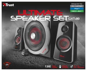 Zvucnik TRUST GXT 38 2.1/120W(60W RMS)/Ultimate Bass/gaming/crna - Img 2
