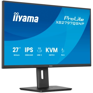 27" IPS-panel, 2560x1440, EyeComfort, 15cm Height Adj. Stand, USB-C Dock (LAN/96W PD/DP-OUT) 1ms, 350cd/m2, Speakers, USB-C, KVM, HDMI, DisplayPort, USB HUB (2x3.2+2xC) XB2797QSNP-B1 - Img 3