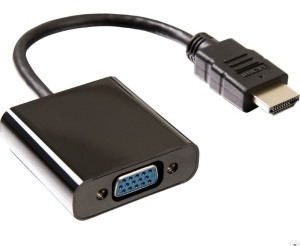 Adapter E-Green HDMI (M) - VGA (F) crni *