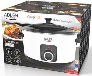 ADLER AD6413W KRČKO APARAT ZA SPORO KUVANJE 5,8L - Img 2