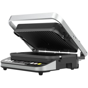 AENO ''Electric Grill EG5: 2000W, 2 heating modes - Lower Grill, Both Grills, 6 preset programs, Defrost, Max opening angle -180°, Temperature regulation, Timer, Removable double-sided plates, Plate size 320*220mm'' AEG0005