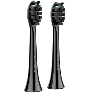 AENO Replacement toothbrush heads, Black, Dupont bristles, 2pcs in set (for ADB0004/ADB0006 and ADB0003/ADB0005) ADBTH4-6