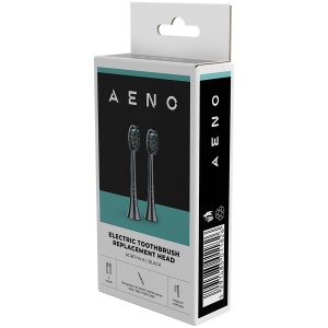 AENO Replacement toothbrush heads, Black, Dupont bristles, 2pcs in set (for ADB0004/ADB0006 and ADB0003/ADB0005) ADBTH4-6 - Img 3