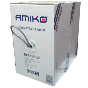 Amiko Mrežni FTP kabel, CAT6, CCA, 305 met - CAT6 FTP CCA 305m - Img 2