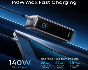 ANKER Prime 20000mAh, 220W, Power Bank za laptop crni - Img 3