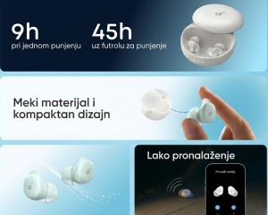 ANKER Soundcore Sleep A30 Noise Masking BT bežične bubice bele - Img 1