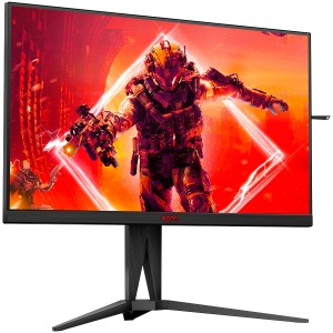 AOC AG275QZ/EU AGON, 68.6 cm (27"), QD-fast IPS, 2560 x 1440 pixels(QHD), 240Hz, Response 0.5 ms, 16:9, 80M:1, 400cd/m2, HDR 400, 178°/178°, 2xHDMI, 1xDP, Speakers, USB HUB 3.2 Gen, VESA, Pivot, Swivel, Tilt, HAS 150mm AG275QZ/EU - Img 3