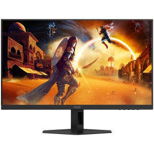 AOC Monitor Gaming 27G4XE 27" FAST IPS, 16:9, 1920x1080, 180Hz, 0.5ms, 300 cd/m2, 1000:1, HDMI, DP, G-SYNC Compatible + Adaptive Sync, 2 W x 2, Tilt, Black-Red, VESA 3y 27G4XE * - Img 1
