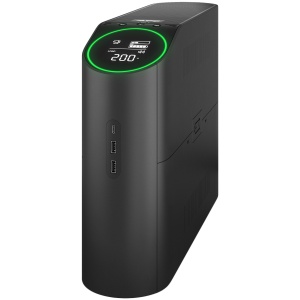 APC Back-UPS Pro for Gaming, 2200VA/1320W, Tower, 230V, 4x Schuko and 2x IEC C13 outlets, RGB Lights, Pure Sine Wave, Midnight (Black) BGM2200B-GR