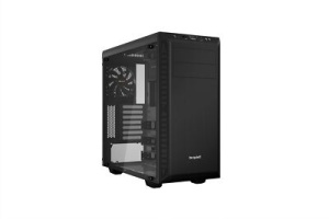 be quiet! PURE BASE 600 Window Black, MB compatibility: ATX / M-ATX / Mini-ITX, Two pre-installed be quiet! Pure Wings 2 140mm fans, Ready for water cooling radiators up to 360mm BGW21