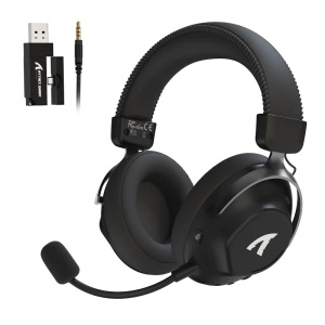 Bežične gaming Slušalice Attack Shark L50Pro 53mm/7.1 Surround/TriMode/1100mAh/Aluminium/Black