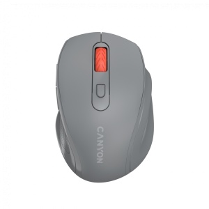 Canyon 6 buttons wireless 2.4Ghz mouse, MX8650A Sensor, DPI up to 1600,Injection case, 3 M life times left and right switches, 2xAAA battery, ABS material. Size: 105x71x40mm, Weight: 59g, Dark grey CNE-CMSW20DG - Img 5