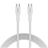 CANYON cable OnWire 60CL C-C 60W COLOR Braided 1m White CND-CCAP60AB10W - Img 1