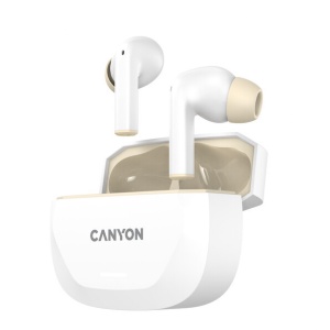 CANYON headset HEXAGON 7 TWS ANC+ENC Wireless Charge White Beige CNS-TWS7WB - Img 4
