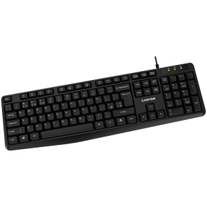 CANYON keyboard KB-1 EN/AD Wired Black CNE-CKEY01-AD - Img 2