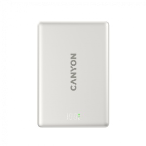 CANYON magnetic power bank OnPower 511 PD20W 10000mAh Aluminium Star Grey CNS-CPB511G - Img 3