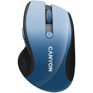 CANYON mouse MW-01 BlueLED Wireless Blue Grey CNS-CMSW01BL