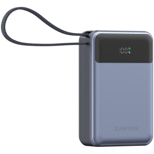CANYON power bank OnPower 600 built-in cable 20000 mAh PD65W Dark Grey CNS-CPB600DG - Img 2