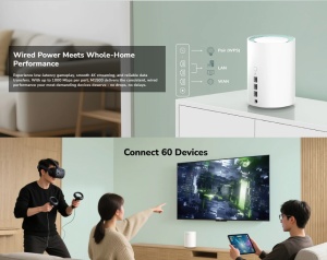 Cudy M1500 3-Pack,AX1500 Gigabit Mesh Wi-Fi 6 System,1201 Mbps + 300 Mbps Wi-Fi - Img 9