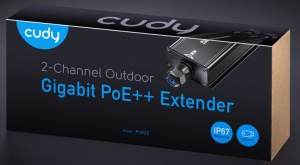 Cudy POE25 30W Gigabit PoE+/PoE Injector, 2-Channel Outdoor PoE Extender, 100m - Img 7