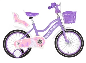 Dečija bicikla X-Kids Princess Flower 12/V-brake/pomoćni tčkići/ljubičasta - Img 2