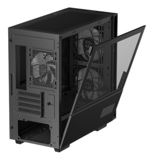 DeepCool CH360 DIGITAL mATX Kuciste,Dual Status Display, 2xLED 140mm +1x120mm, Staklena strana,USB-C - Img 2