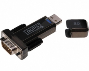 DIGITUS Adapter USB 2.0 tip A (M) - Serijski port (RS-232) 9pin (M) crni DA-70156 - Img 1