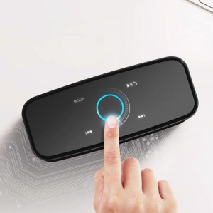 Doss BT SoundBox zvučnik DS-1681 V5.0 IPX5 snaga 6Wx2 Touch panel crni - Img 3