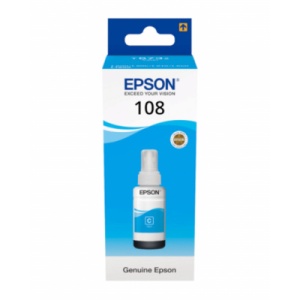 Epson 108 EcoTank Cyan ink bottle C13T09C24A