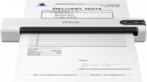 Epson Scanner WorkForce DS-70, Portable, CIS, A4, 5,5 s/page, USB, 0,27kg, baterija B11B252402