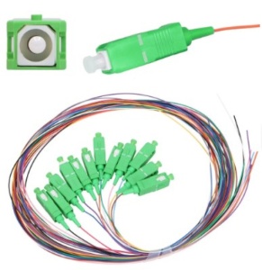 Extralink Pigtails set SC/APC SM G.657A1 12PCS 12-Colors - Img 2
