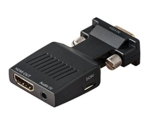 FAST ASIA Adapter-konvertor VGA (M) - HDMI (Ž) plug in *