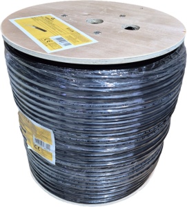 FPC-6260ME-SOL-OUT * Gembird FTP cat6 Outdoor+SAJLA, solid 23AWG, 0,57mm PREMIUM CCA pun presek 305m