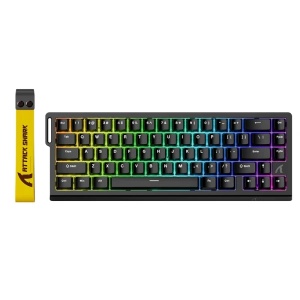 Gaming tastatura Attack Shark X68HE Magnetic Switch/RT/Snap Tap/DKS/MT/TGL/Black