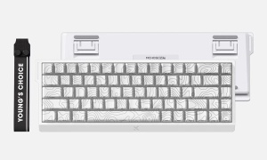 Gaming tastatura MCHOSE Ace 68 Hall Effect Magnetic Switch white topographic - Img 3
