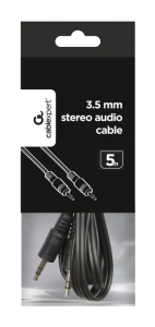 Gembird 3.5 mm stereo audio cable, 5 m CCA-404-5M